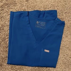 Royal Blue Catarina Figs Scrub top